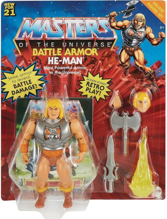 Masters of the Universe Origins Deluxe Battle Armor He-Man