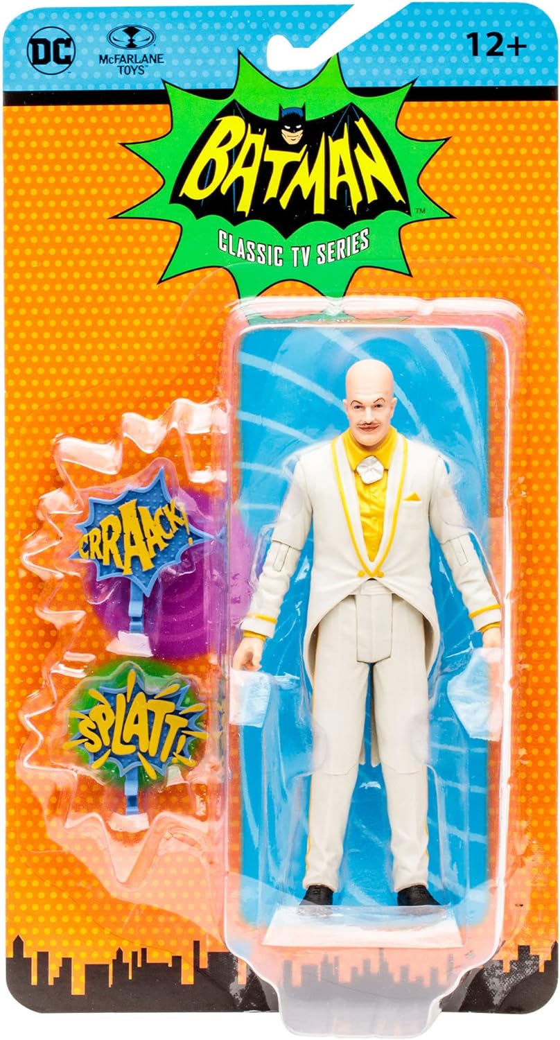 Batman 66 Egghead figure package front mcfalane toys action figure