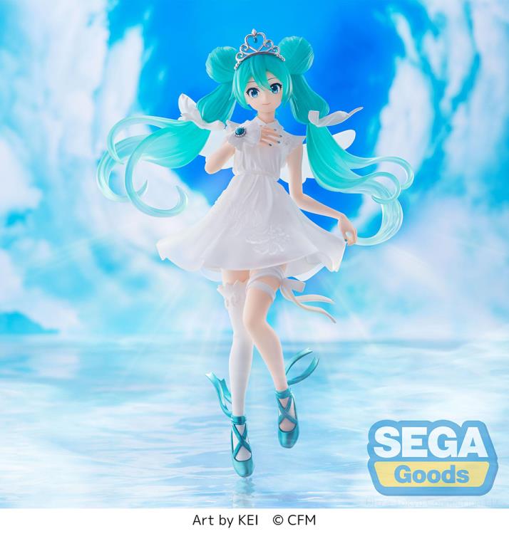 Vocaloid Hatsune Miku (15th Anniversary KEI Ver.) Super Premium Figure sega