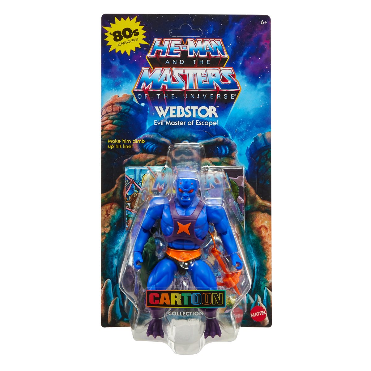 Masters of the Universe Origins Webstor filmation cartoon collection figure